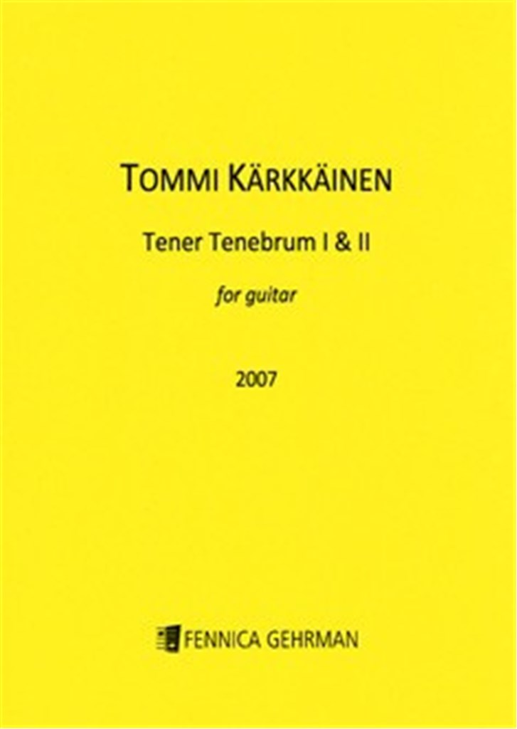 Tener Tenebrum I & II